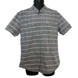 Calvin Klein Mens | LG | Slim Fit Grey Casual Button Down Shirt
